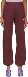 Off-White Burgundy Spray Lounge Pants