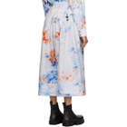 S.R. STUDIO. LA. CA. Blue SOTO Hand-Dyed Skirt