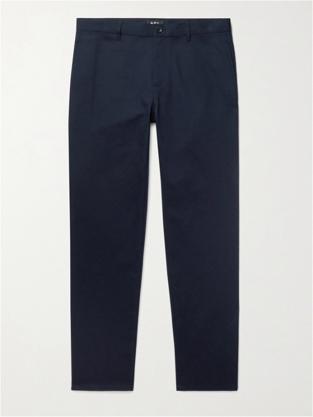 Photo: A.P.C. - Bedford Cotton Chinos - Blue