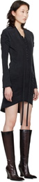 KNWLS Black Leia Minidress