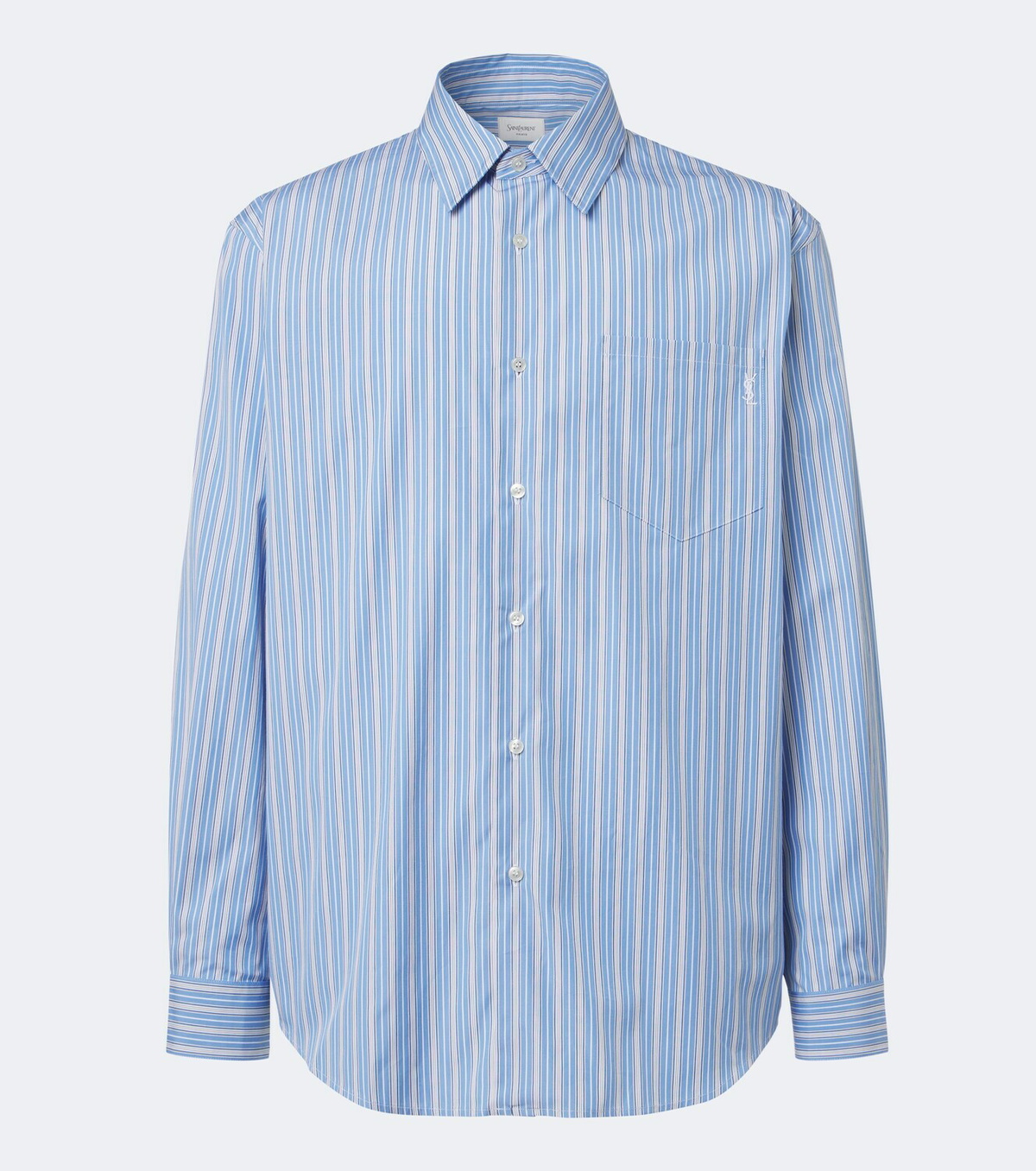 Saint Laurent Striped cotton poplin shirt
