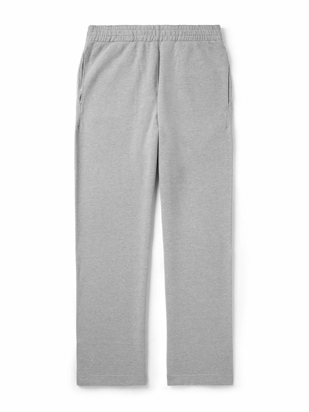 Photo: Remi Relief - Straight-Leg Cotton-Jersey Sweatpants - Gray