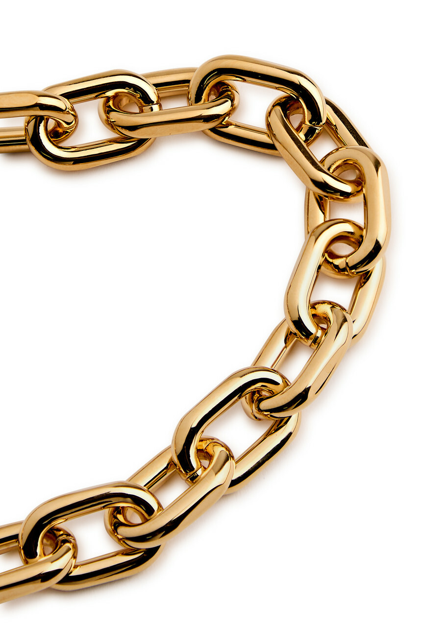 Rabanne XL Link Resin Necklace - Gold - One Size Paco Rabanne