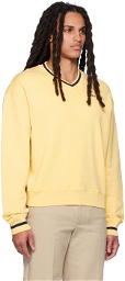 Sporty & Rich Yellow New Serif Sweatshirt