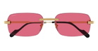 Cartier Eyewear Première De Cartier Ct0271s-010 - Gold / Pink Sunglasses