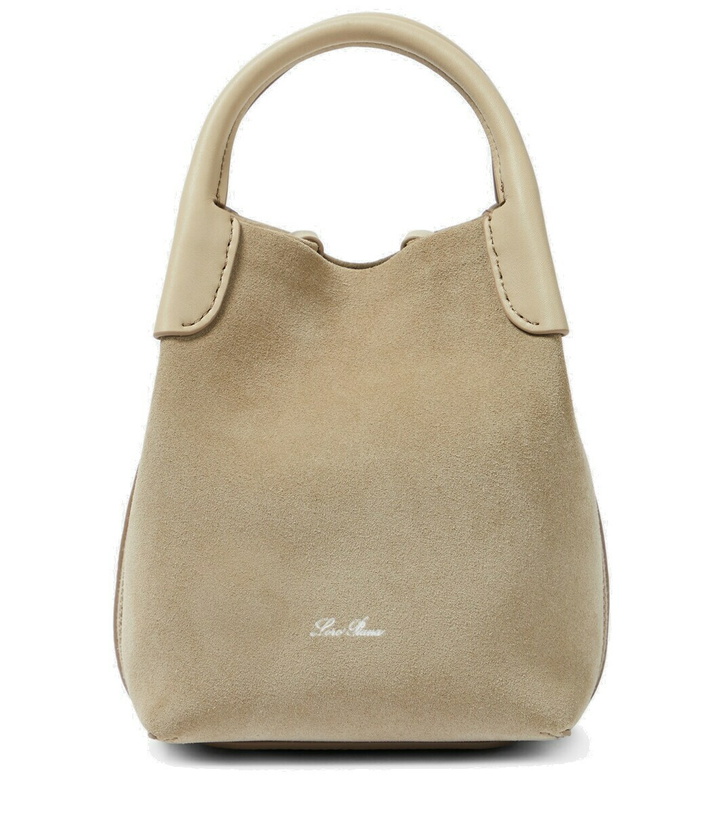 Photo: Loro Piana Bale Micro suede tote bag