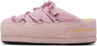Guest in Residence Pink Moon Boot Edition EVX Knit Mule Loafers