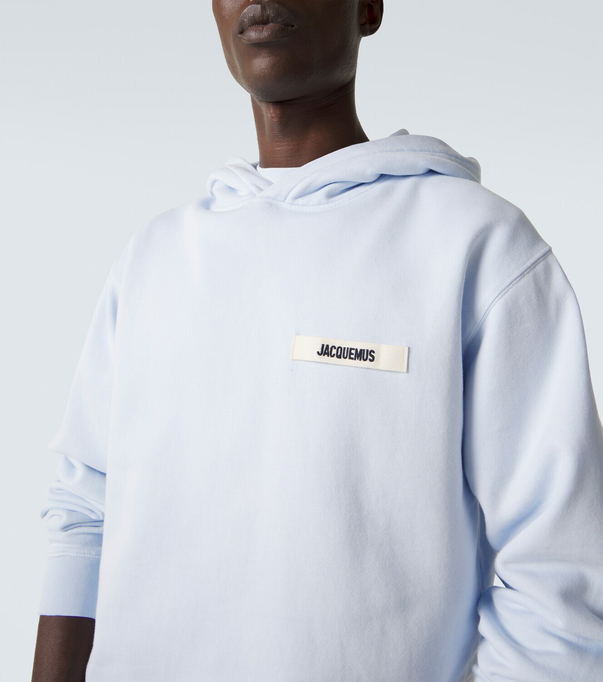 Jacquemus Gros Grain logo cotton hoodie