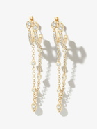 SHAY 18K Yellow Gold Double Fringe Diamond Hoop Earrings