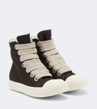 Rick Owens Jumbolace denim sneakers
