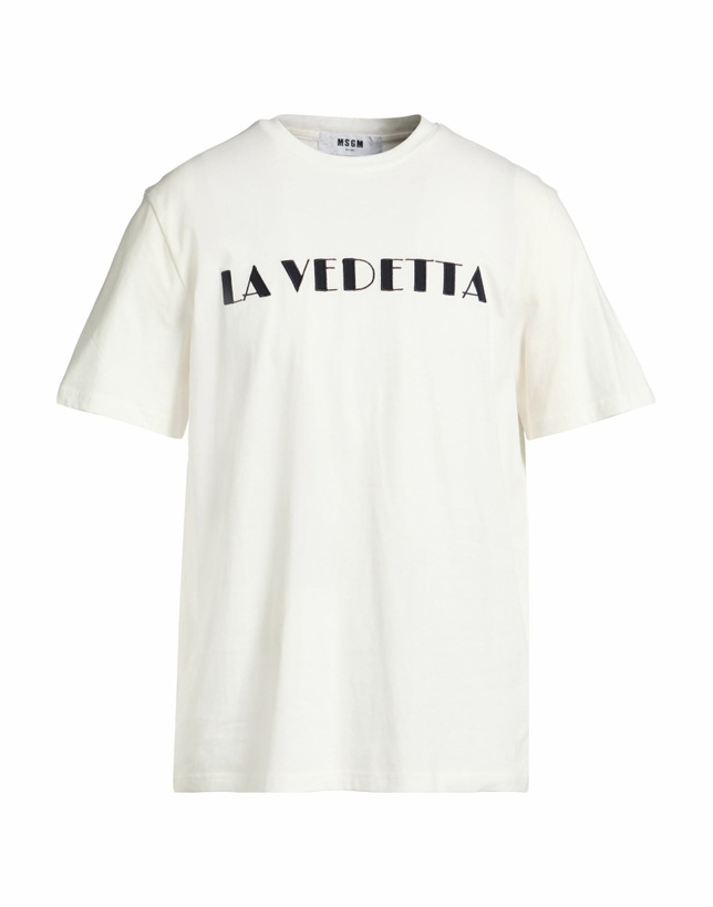 Photo: Msgm Mens T-shirt in White