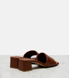 Bottega Veneta Parco Intrecciato leather mules