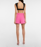 Alexandre Vauthier - High-rise wool shorts