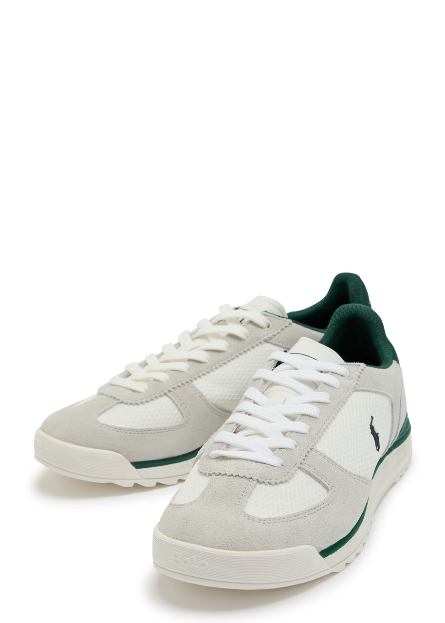 Polo Ralph Lauren Varick Panelled Mesh Sneakers White
