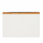 Marni X No Vacancy Inn Canvas Pouch in Shell/Pompeii