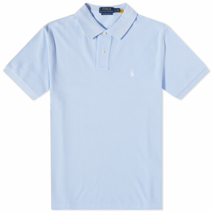Photo: Polo Ralph Lauren Men's Cusotm Slim Fit Polo Shirt in Elite Blue