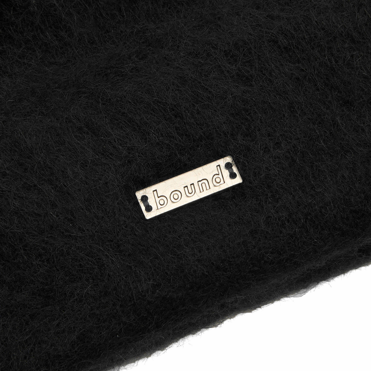 Bound Men's Mohair Beanie in Black 