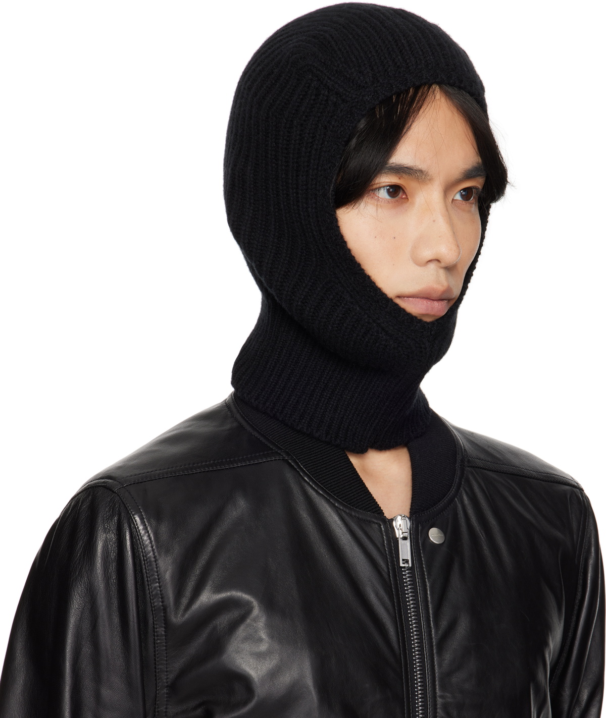 Rick Owens Black Concordians Sphinx Skull Balaclava