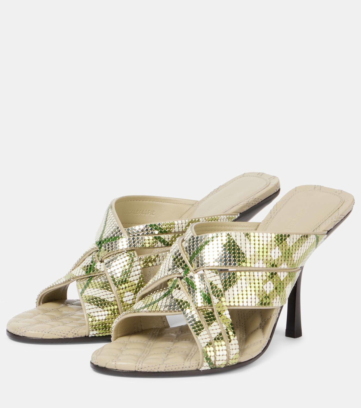 Burberry Cabana 90 Burberry Check mules