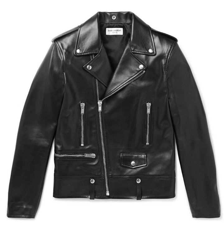 Photo: Saint Laurent - Leather Biker Jacket - Men - Black