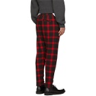 D by D Red and Black Dropped Inseam Lounge Pants