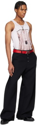 Jean Paul Gaultier Red 'The JPG' Belt