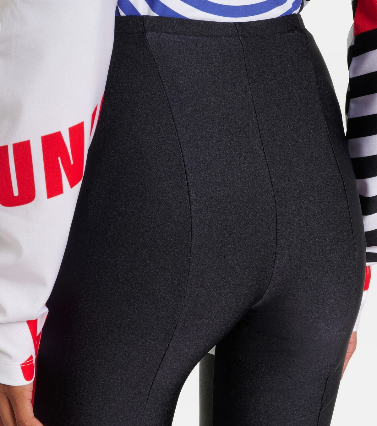 Jean Paul Gaultier Logo printed biker shorts