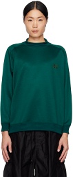 NEEDLES Green Mock Neck Sweatshirt
