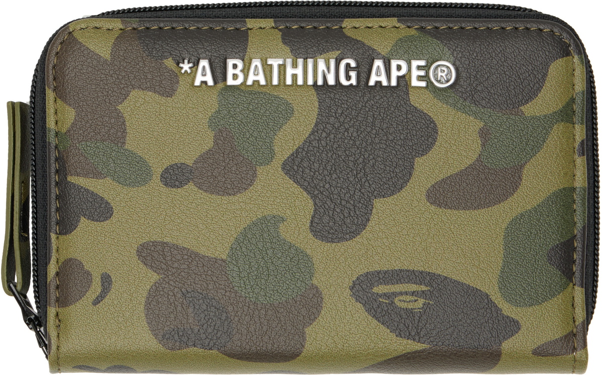 BAPE Khaki 1st Camo Wallet