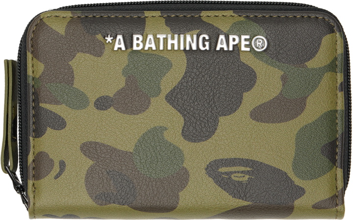 Photo: BAPE Khaki 1st Camo Wallet