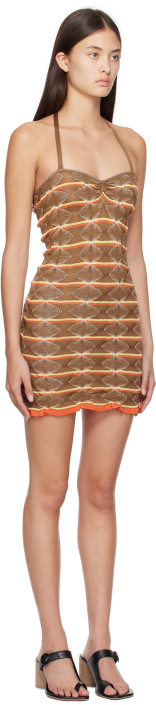Gimaguas Brown Été Minidress