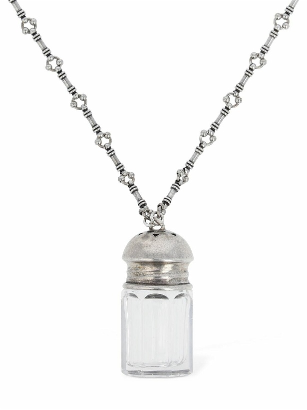 Photo: MARINE SERRE Recycled Brass Table Wear Charm Necklace