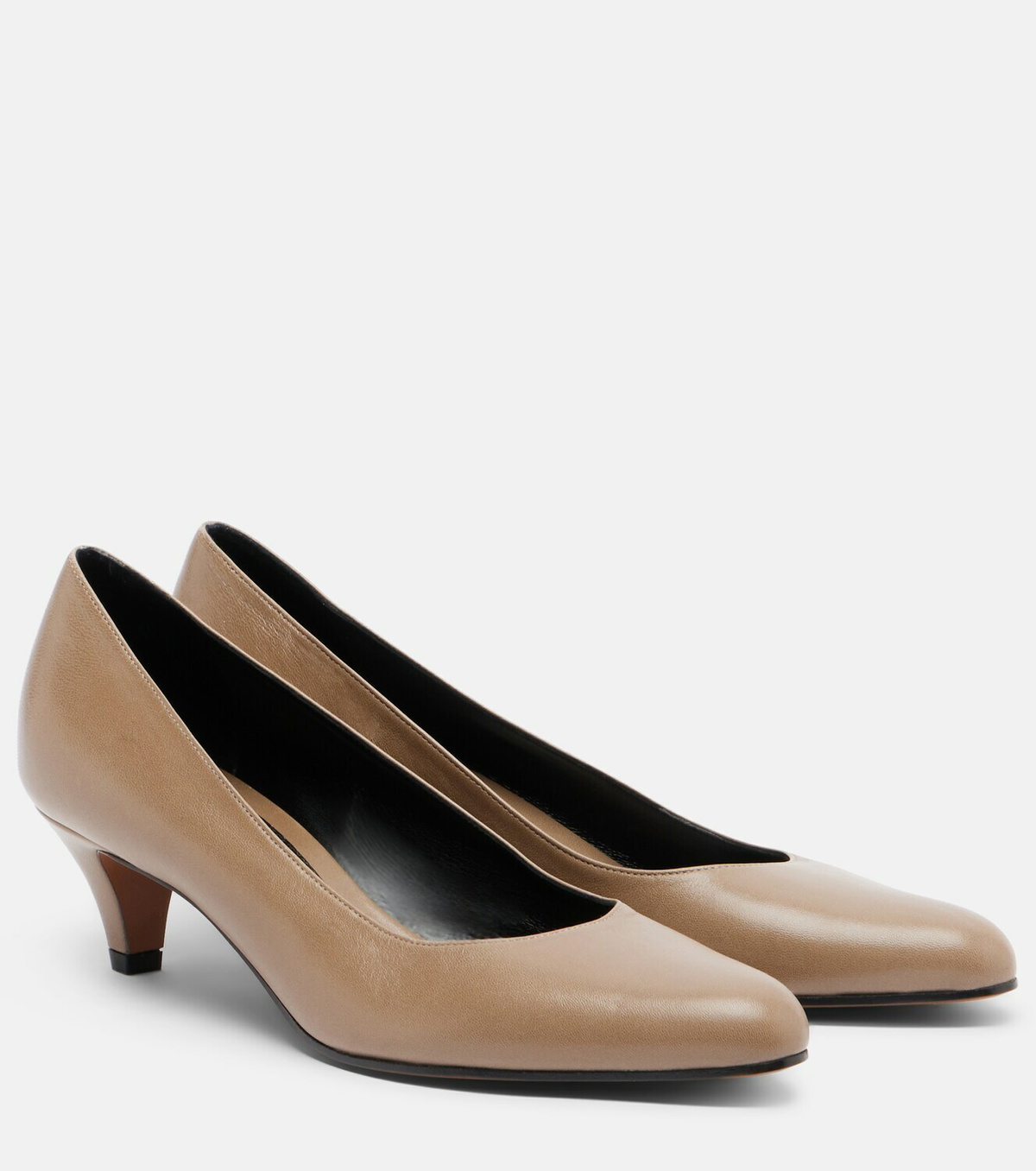 The Row Ornella leather pumps