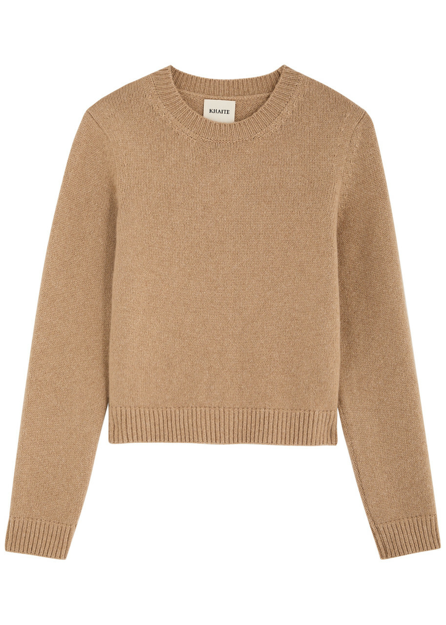 Khaite Leta Cashmere Jumper Beige