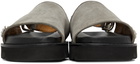 Toga Virilis Grey Suede Sandals