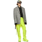 Juun.J Yellow Cropped Cargo Pants