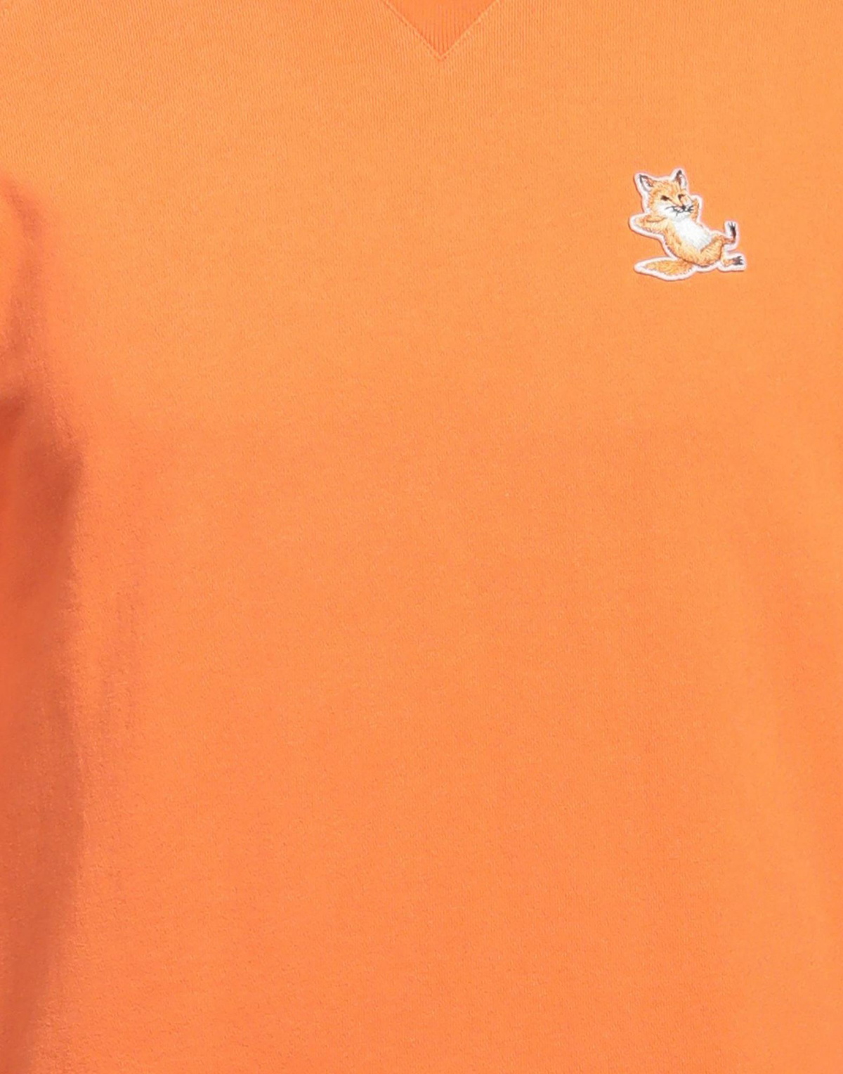 Maison Kitsuné Mens Sweatshirt in Orange