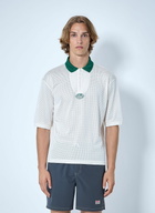 Metalwood Quarter Zip Jersey Polo Shirt