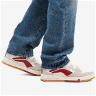 Li-Ning Men's Wave Pro Sneakers in Grey/Red/White