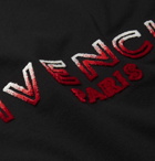 Givenchy - Slim-Fit Logo-Flocked Cotton-Jersey T-Shirt - Black