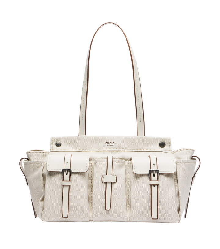 Photo: Prada Prada Route Large canvas tote bag