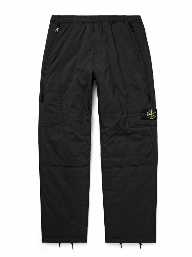 Photo: Stone Island - Straight-Leg Padded CORDURA® Nylon-Ripstop Trousers - Black
