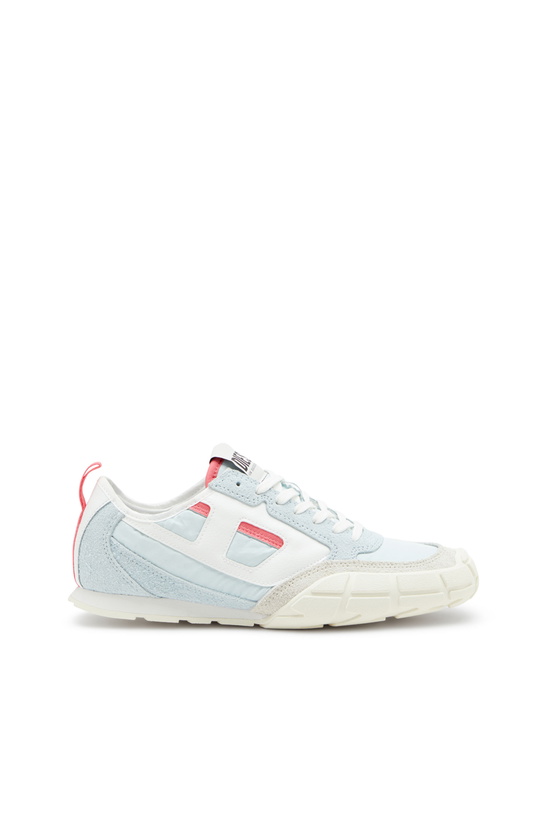 Photo: Diesel S-Pagodha-Sneakers in leather, suede and ripstop - Sneakers Womens in Blue
