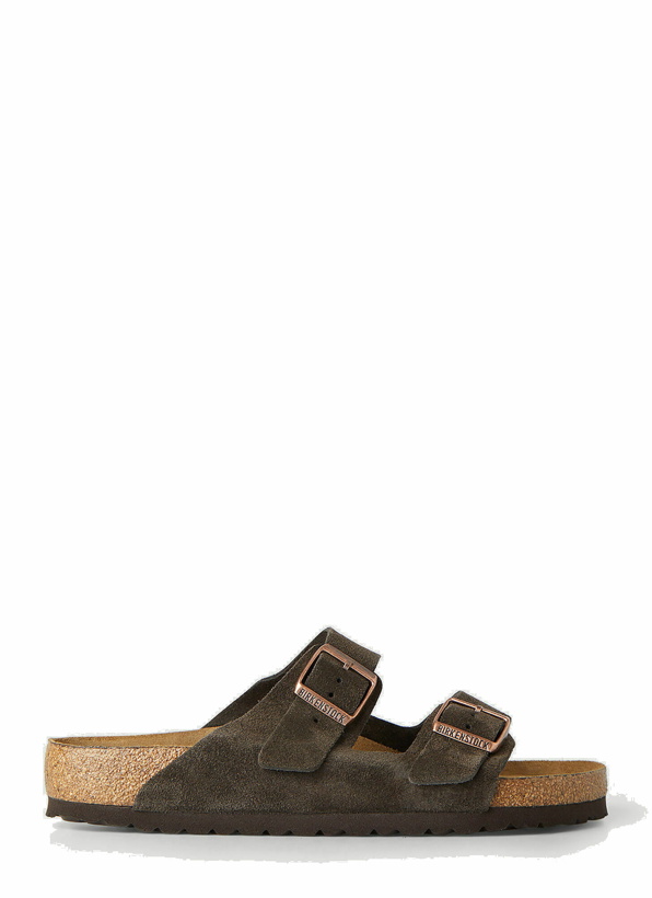 Photo: Arizona Two Strap Sandals in Brown