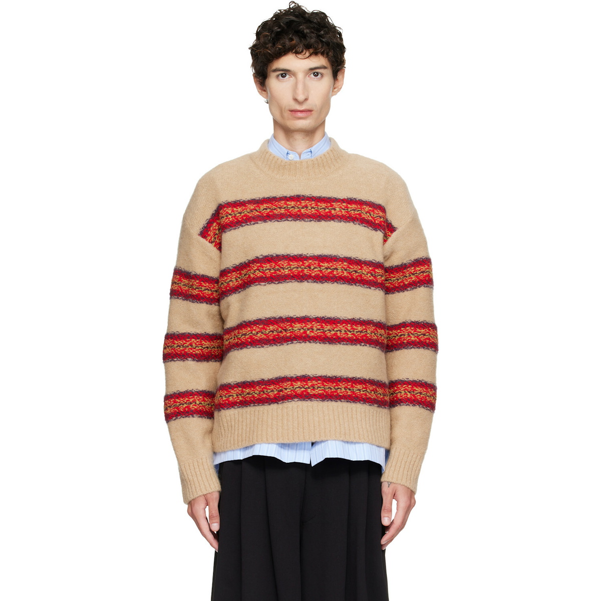 Gosha Rubchinskiy Graphic Turtle Neck Knit Gosha Rubchinskiy x adidas