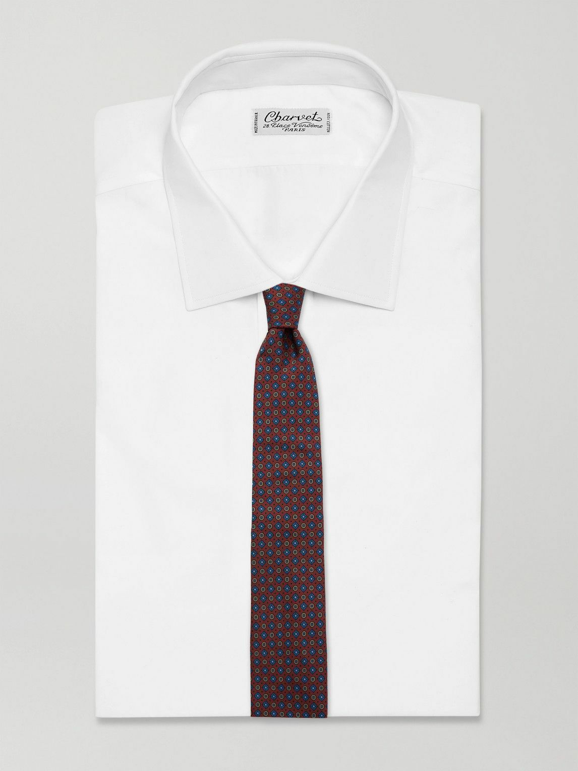 Rubinacci - 8cm Printed Silk-Twill Tie