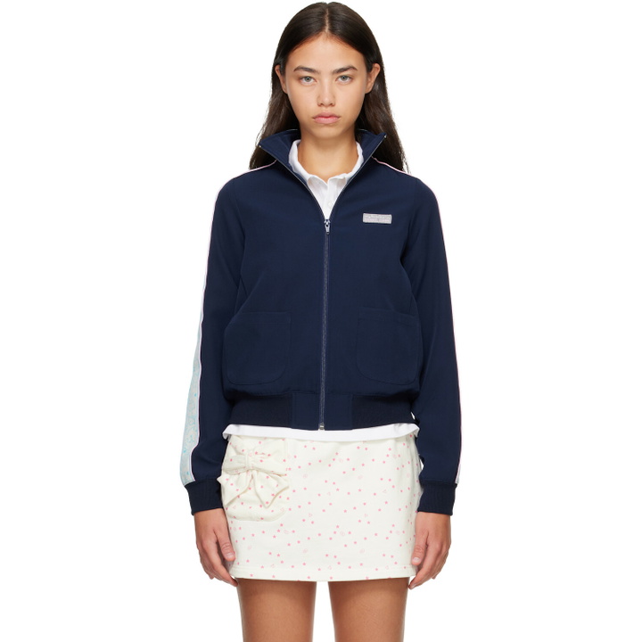 Photo: Sandy Liang Navy Lia Jacket