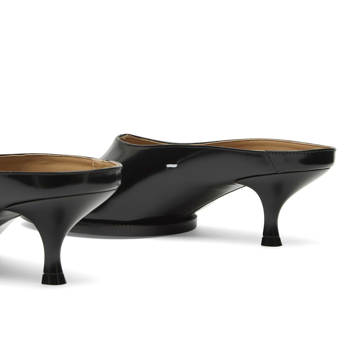 Maison Margiela Women's Tabi City Evening Mules in Black