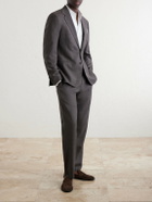 Mr P. - Wool, Silk and Linen-Blend Suit Jacket - Brown