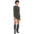 YEEZY Black Canvas Wedge Boots